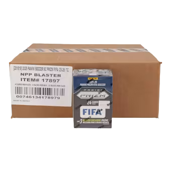 2025/26 Panini Prizm FIFA Soccer Blaster 20 Box Case (Pink & Orange Mosaics)