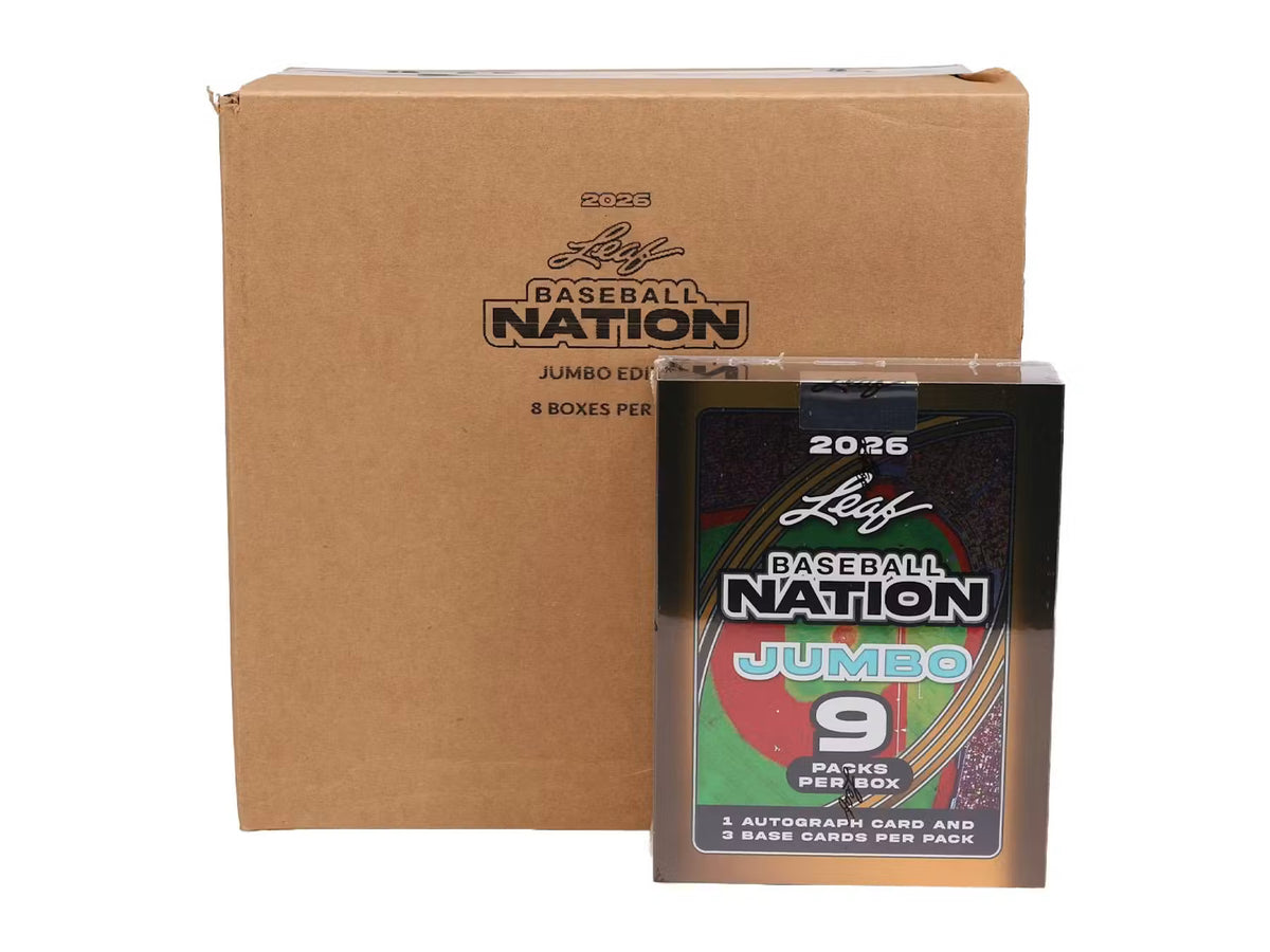 2026 Leaf Baseball Nation Jumbo 8 Box Case
