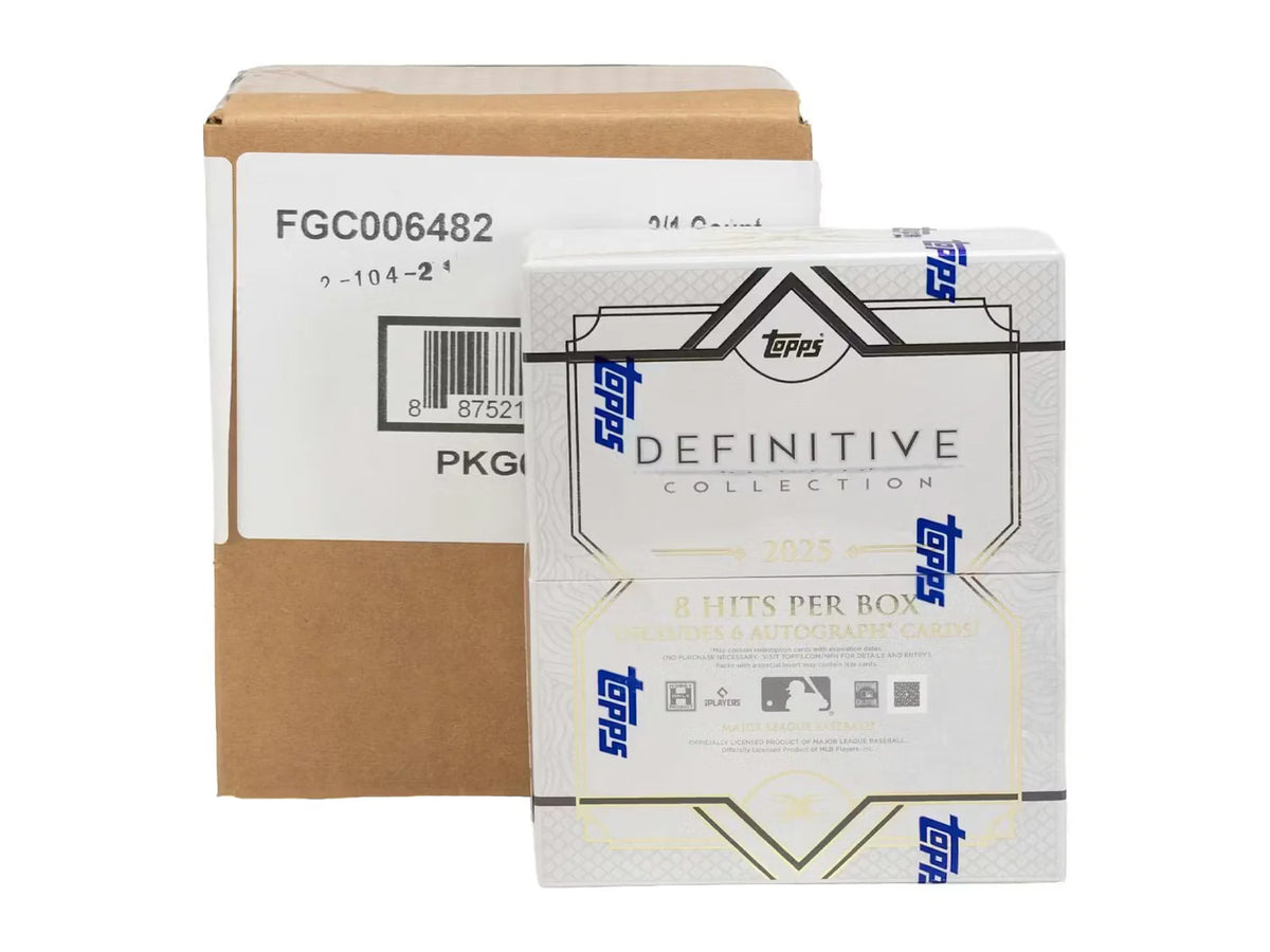 2025 Topps Definitive Baseball Hobby 2 Box Case