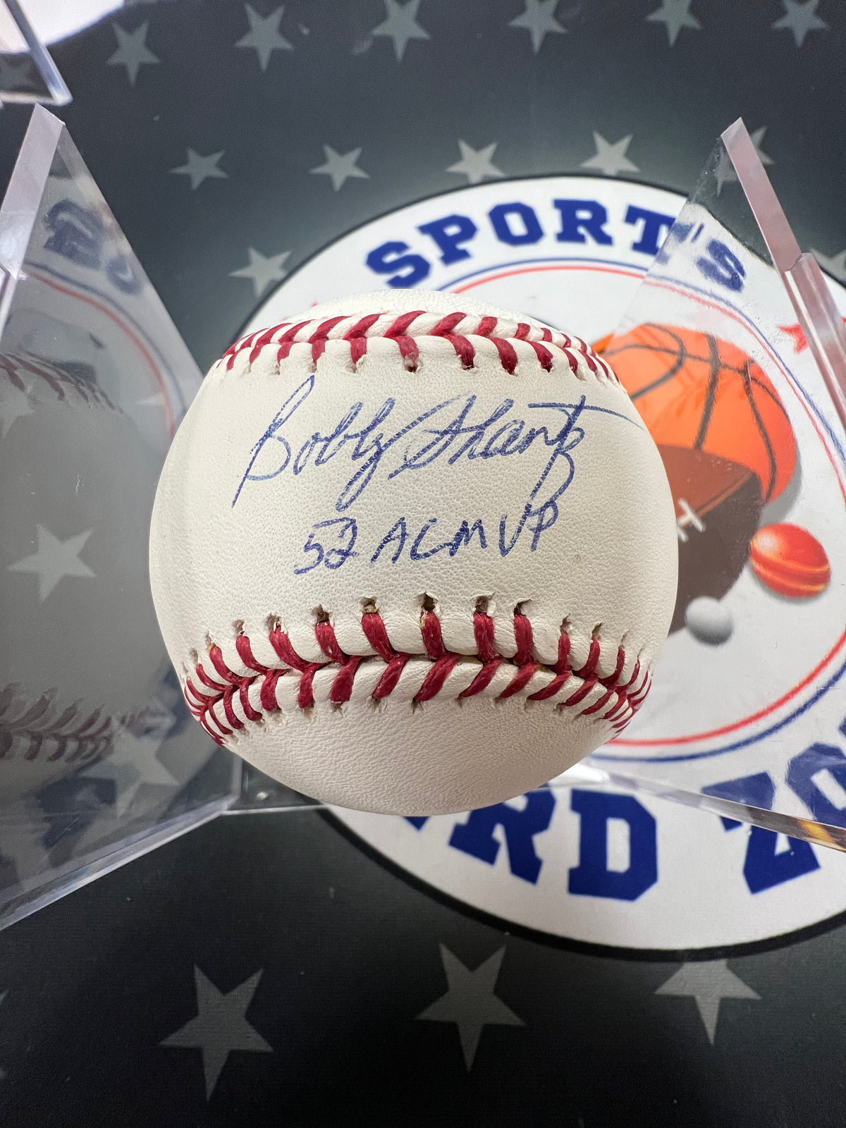 Bobby Shantz Autographed Baseball w/ Inscription OMLB Tri-Star COA