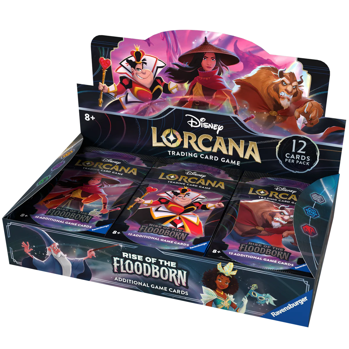 Disney Lorcana Rise of the Floodborn 4 Booster Box Case