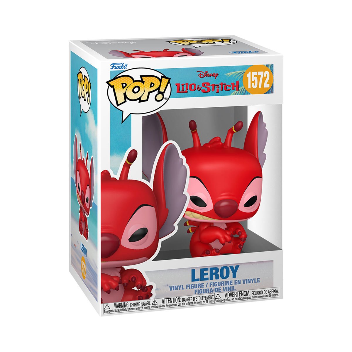 Leroy Lilo &amp; Stitch Funko Pop! 1572 W/ Protector
