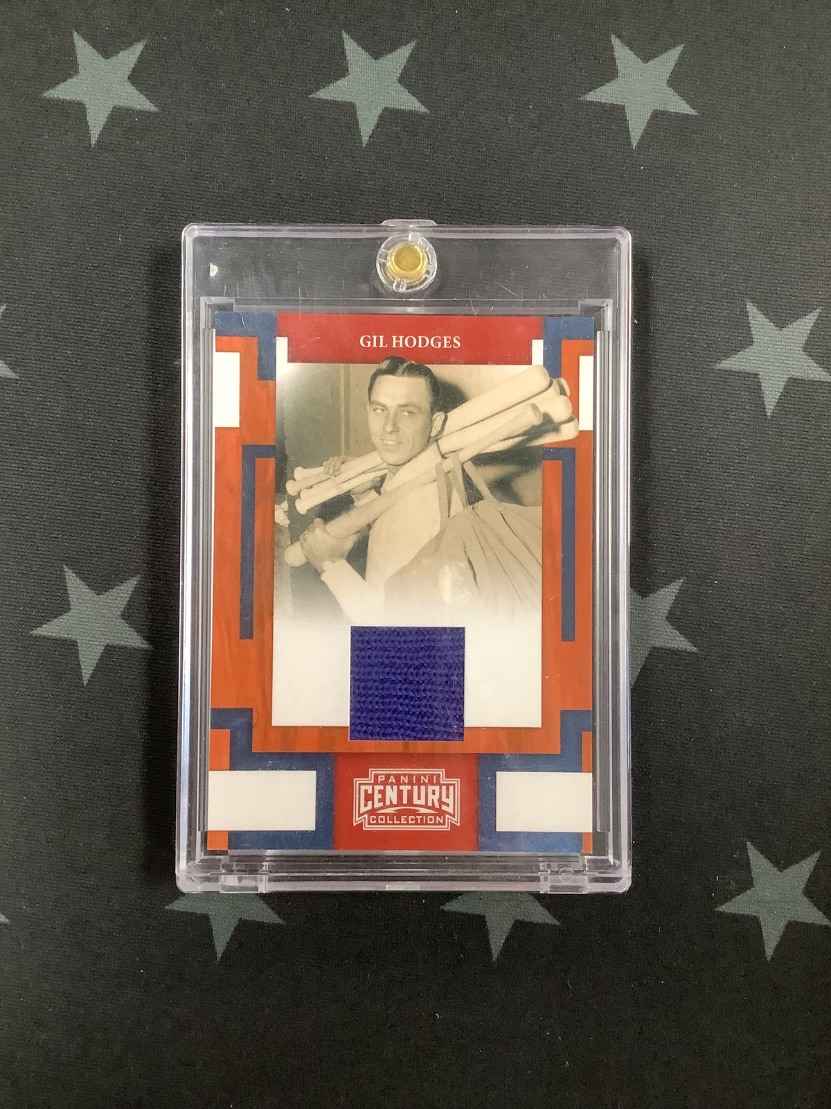 2010 PANINI CENTURY COLLECTION GIL HODGES PATCH #37 /250