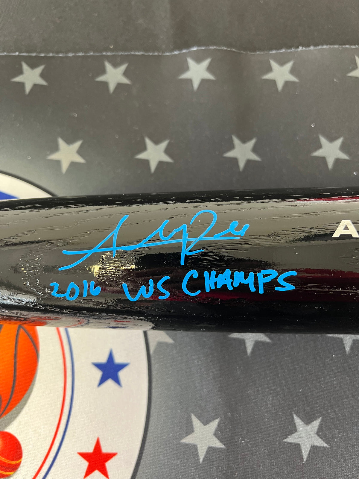 Addison Russell Autographed Baseball Bat w/ Inscription JSA COA