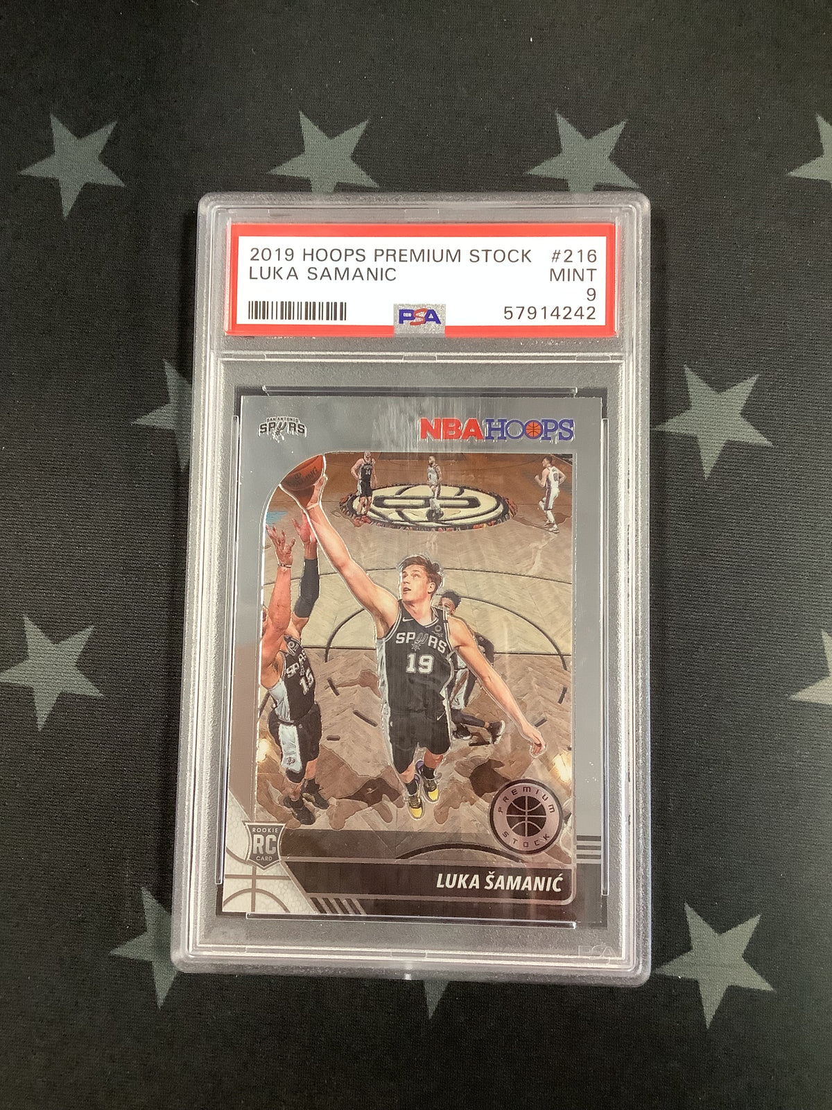 2019 PANINI HOOPS PREMIUM STOCK BASKETBALL LUKE SAMANIC #216 PSA MINT 9 57914242