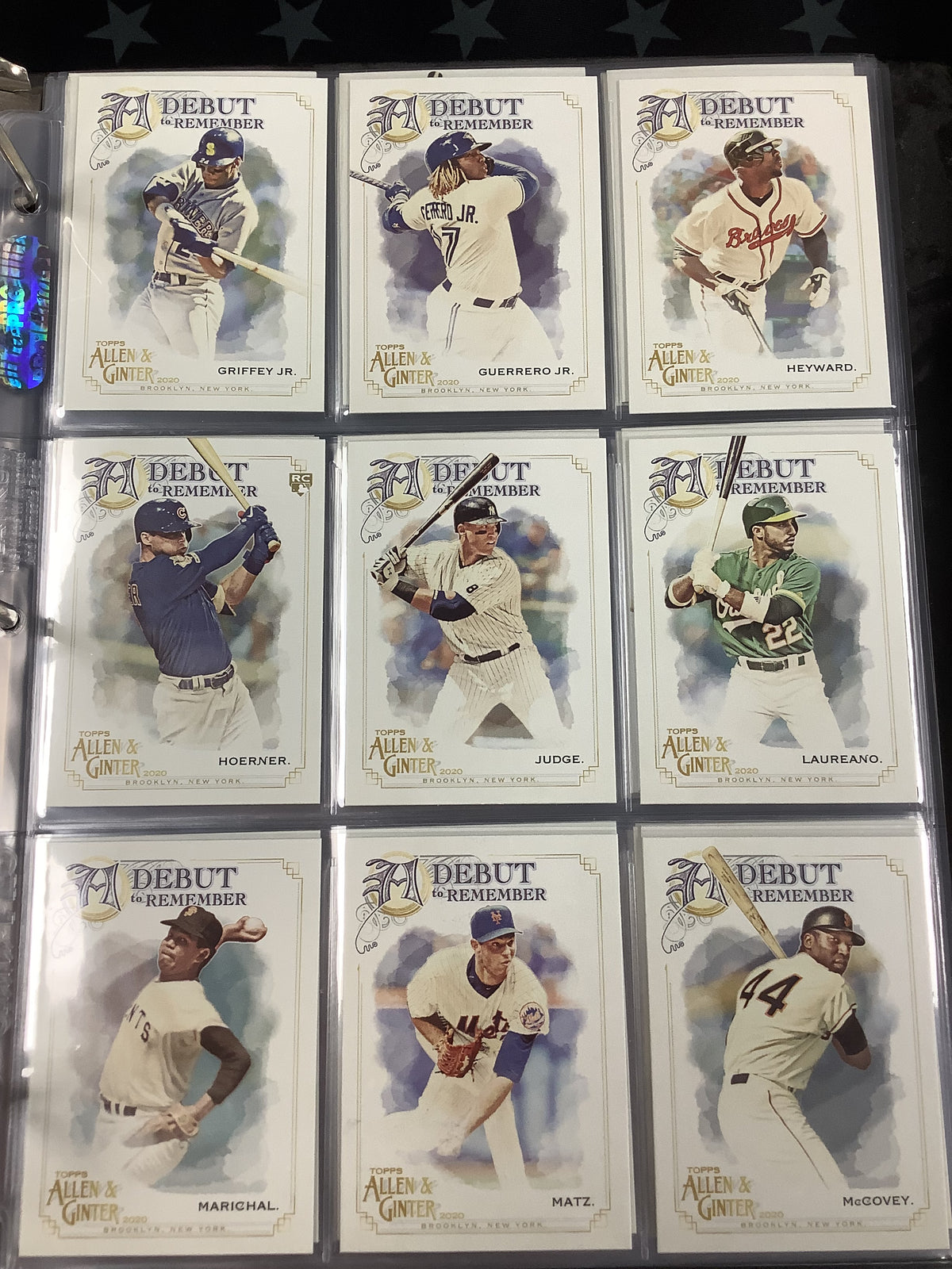 2020 TOPPS ALLEN AND GINTER COMPLETE SET #1-300 PLUS SP SET WITH 5 INSERT SETS