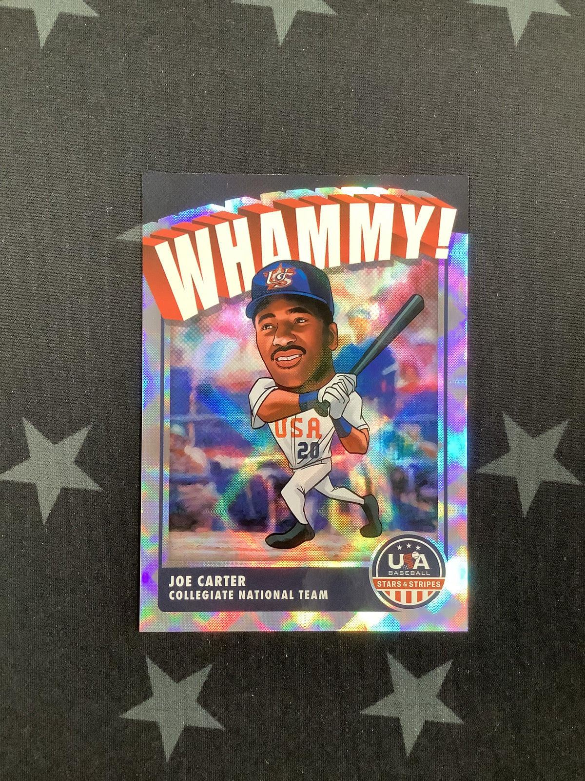 2022 PANINI USA BASEBALL STARS AND STRIPES WHAMMY! JO CARTER REFRACTOR