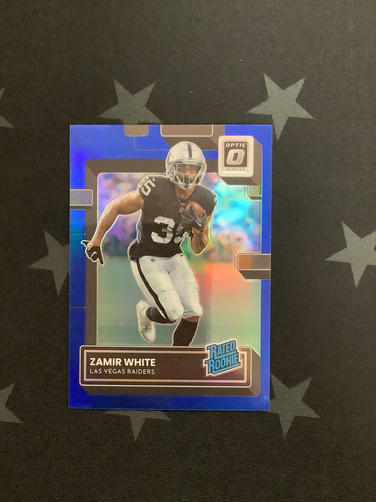 2022 Panini Donruss Optic #234 Zamir White RC Blue Prizm Rated Rookie #098/179