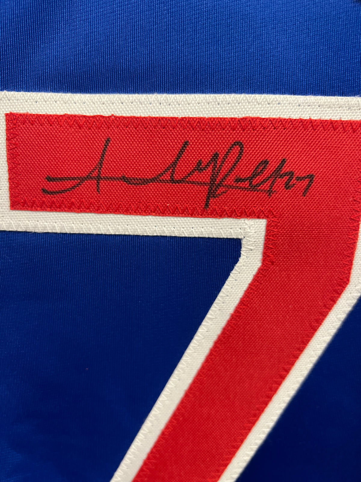 Addison Russell Autographed Away Baseball Jersey W/ Inscription JSA COA