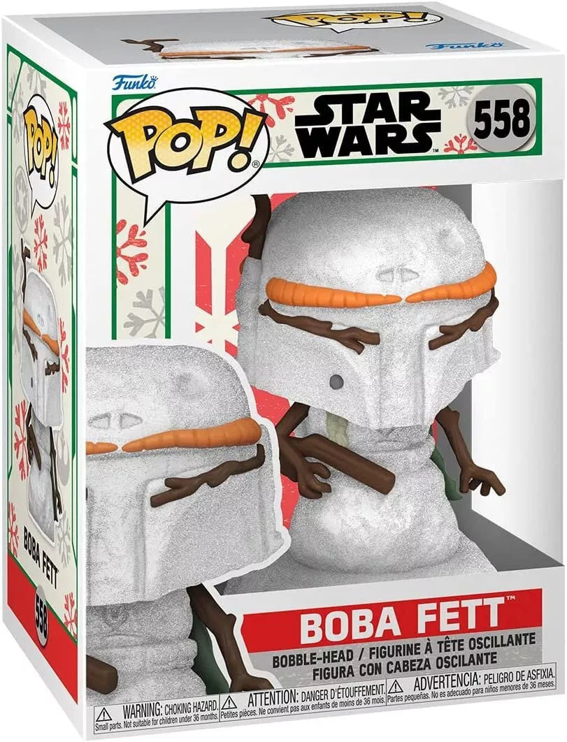 Boba Fett Funko Pop Star Wars Holiday 558 W/ Protector