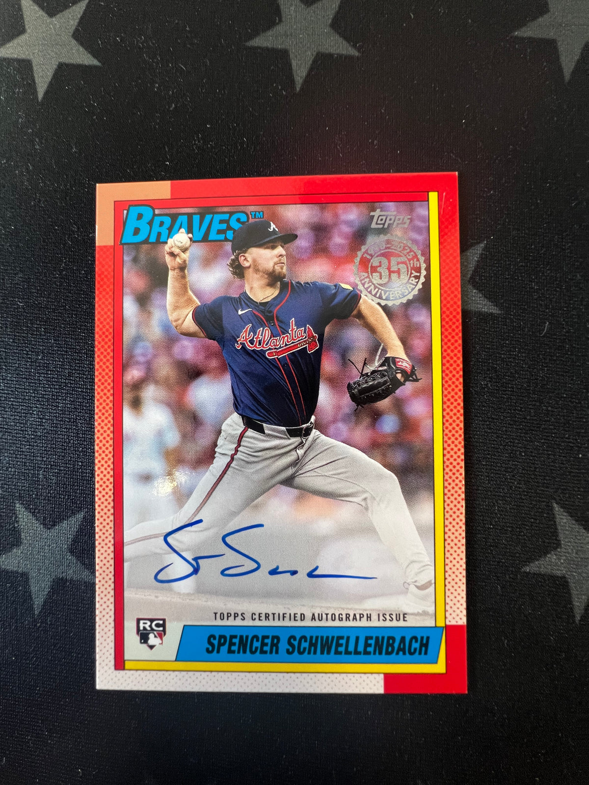 2025 Topps Spencer Schwellenbach 1990 Auto 90B2-SS