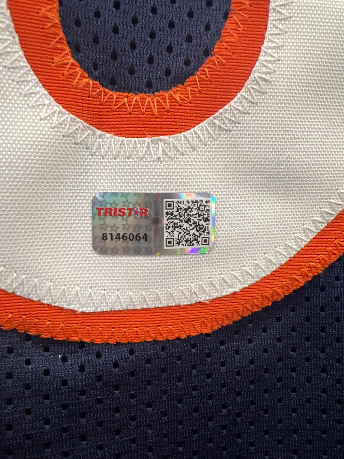 Dan Hampton &quot;HOF 2002&quot; Signed Custom Bears Jersey - Tristar Certified