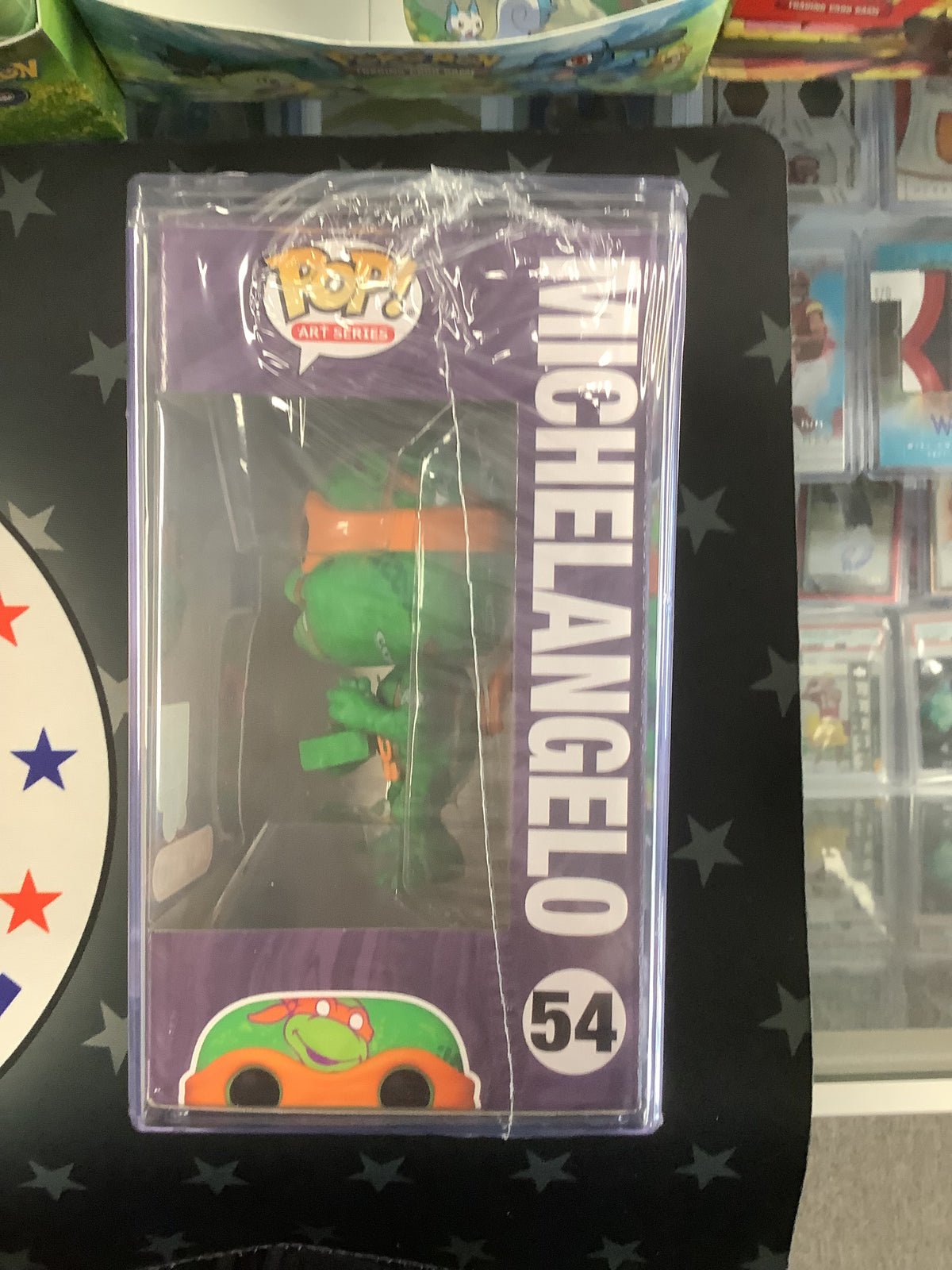 Funko Pop! Art Series: TMNT-Michelangelo #54 Target Exclusive: w/Protective Case Sealed