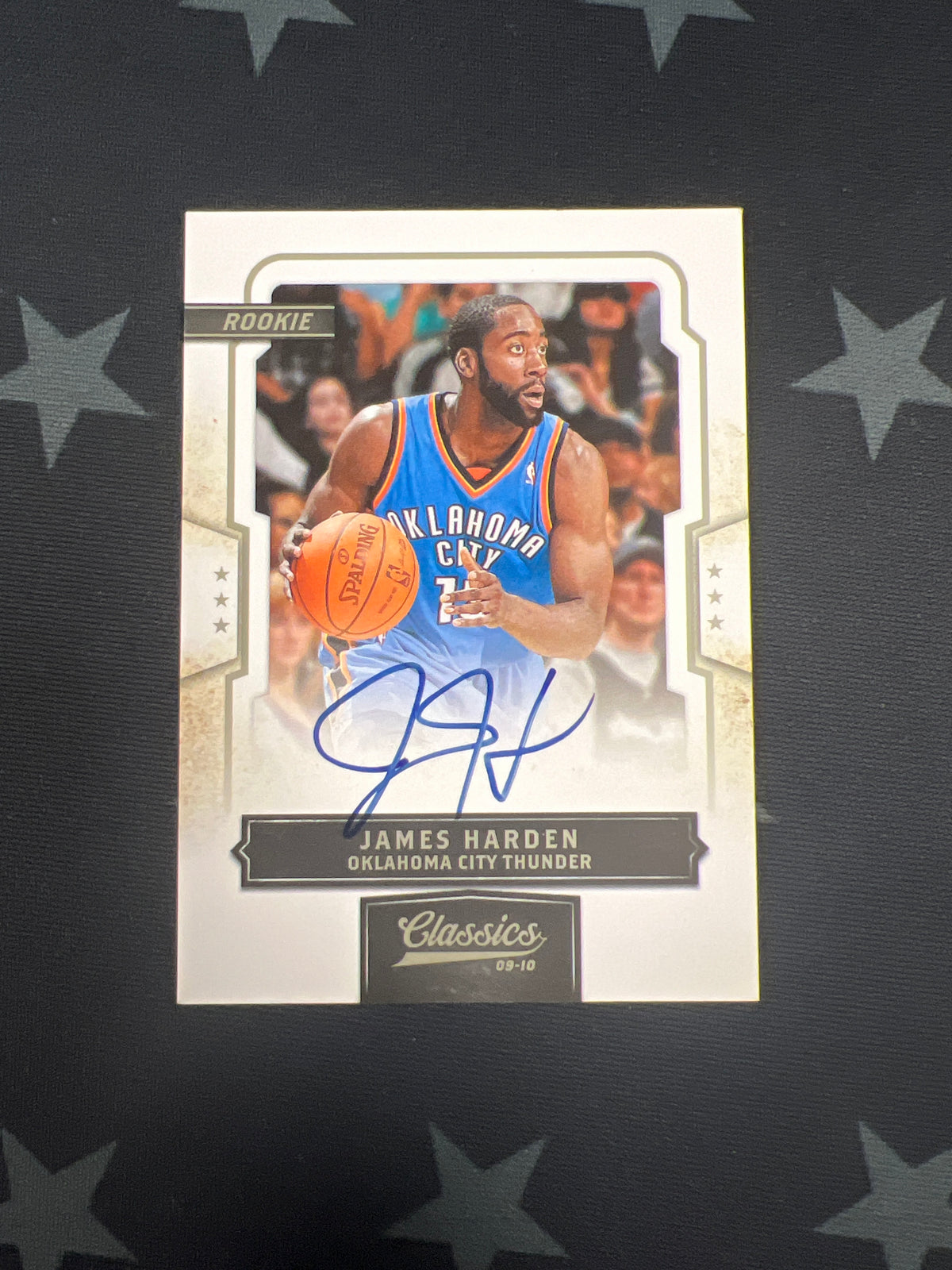 2009-10 Panini Classics James Harden RC #163 Auto /499