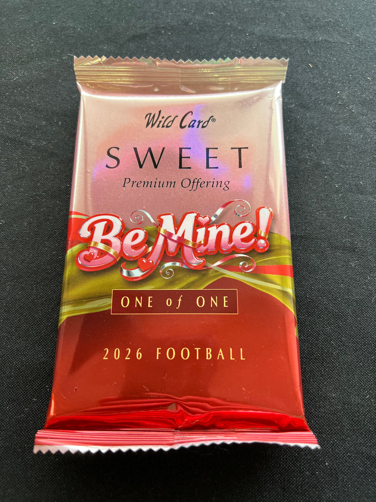 2026 Wild Card Sweet Football "Be Mine" 1/1 Pack