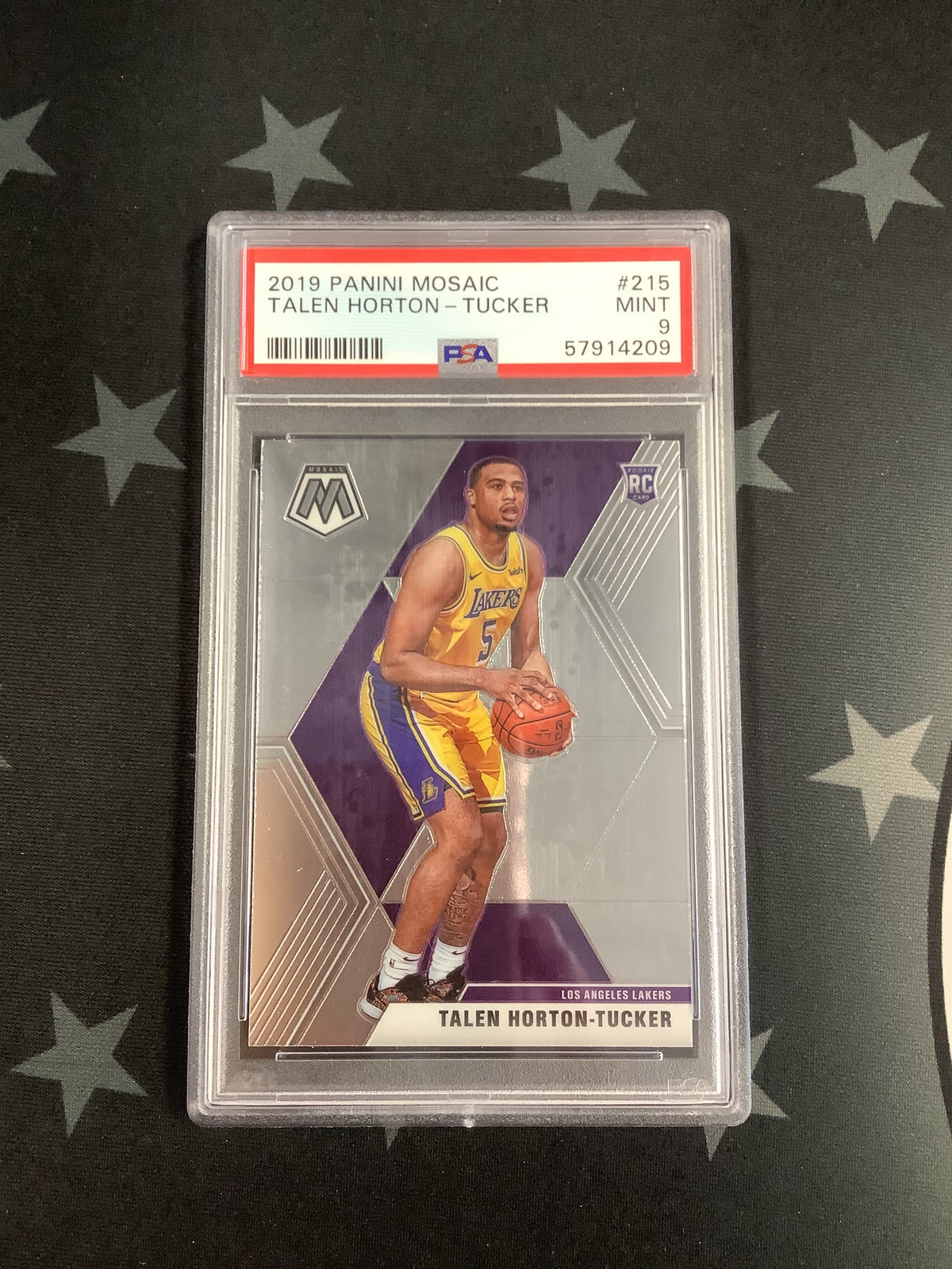 2019 PANINI MOSAIC BASKETBALL TALEN HORTON - TUCKER #215 PSA MINT 9 57914209