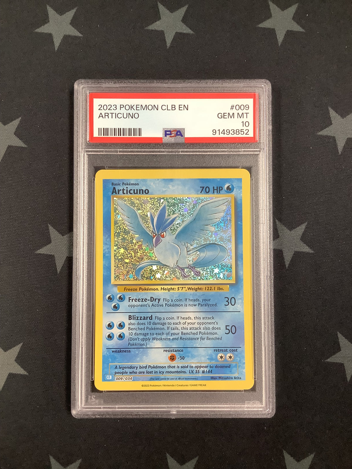 2023 POKEMON CLB EN ARTICUNO #009 PSA GEM MT 10 91493852