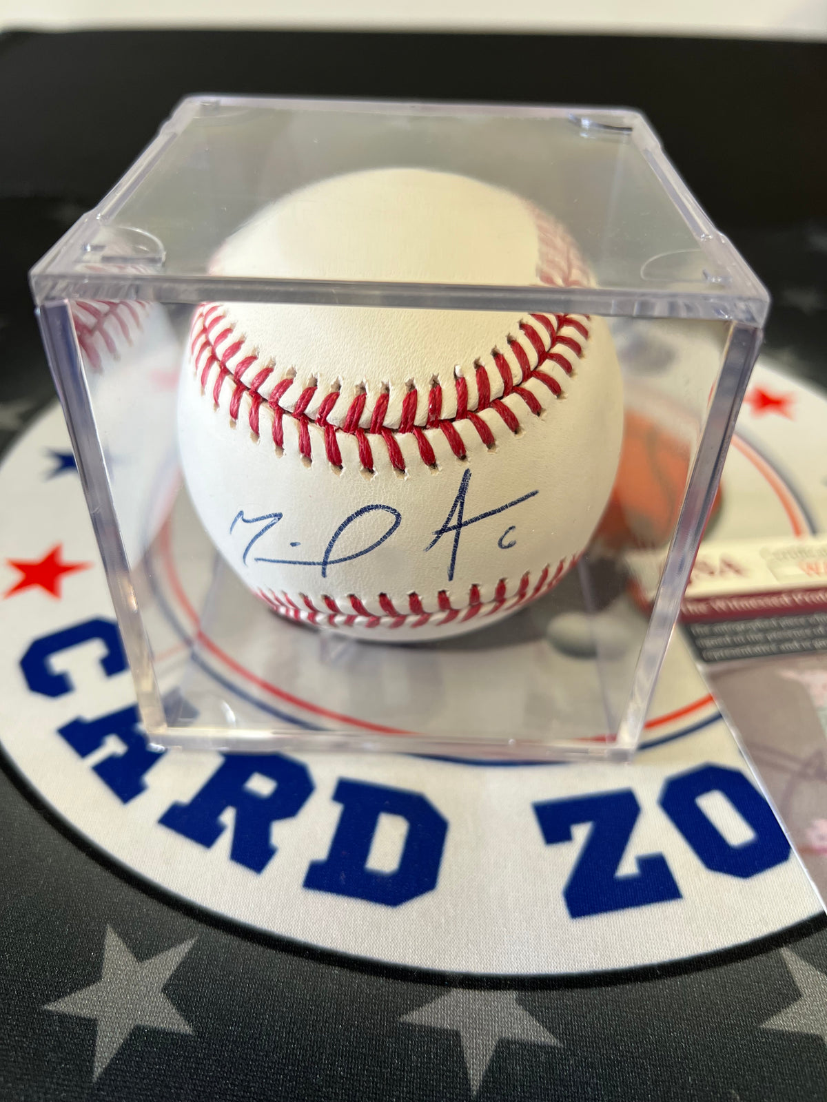 Miguel Amaya Autographed Baseball JSA COA