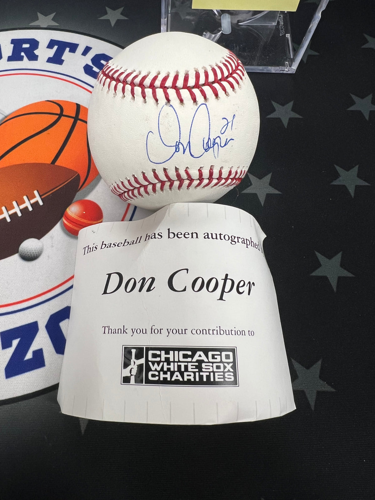 Don Cooper Autographed Baseball OMLB