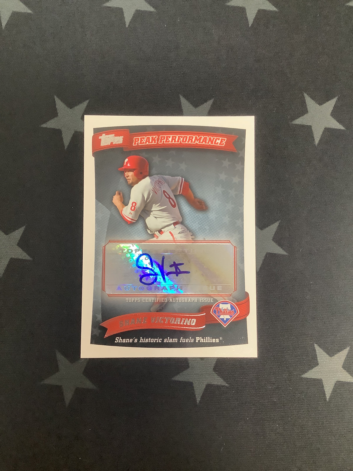 2010 Topps Peak Performance Shane Victorino #PPA-SV Auto