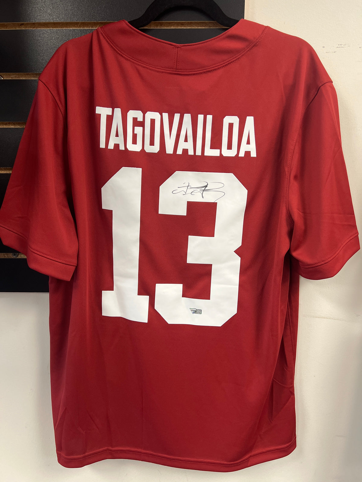 Tua Tagovailoa Signed Alabama Nike Red Game Crimson Jersey - Fanatics Certified