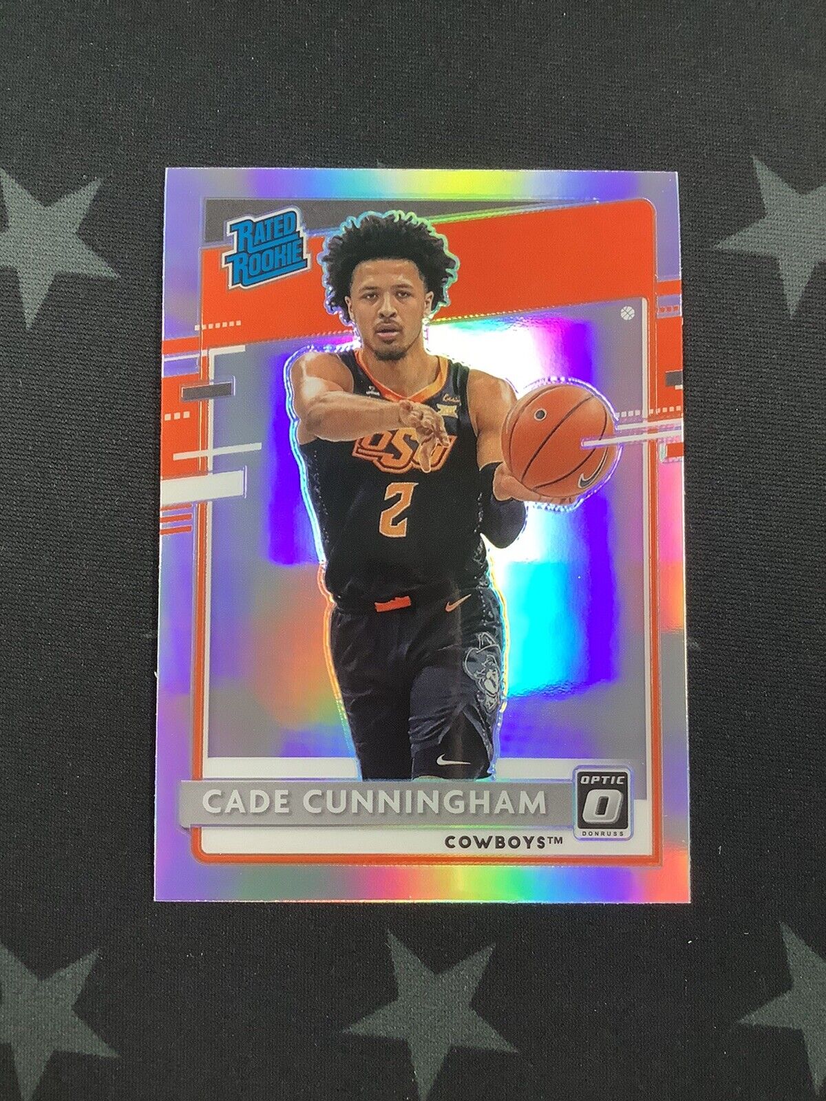 2021 CADE CUNNINGHAM CHRONICLES DRAFT PICKS OPTIC RATED ROOKIE HOLO NO. 201