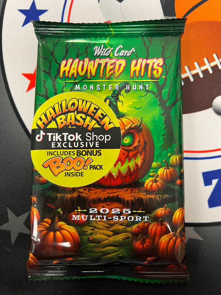 2025 Wild Card Haunted Hits Multi-Sport TikTok Exclusive BOO! Pack