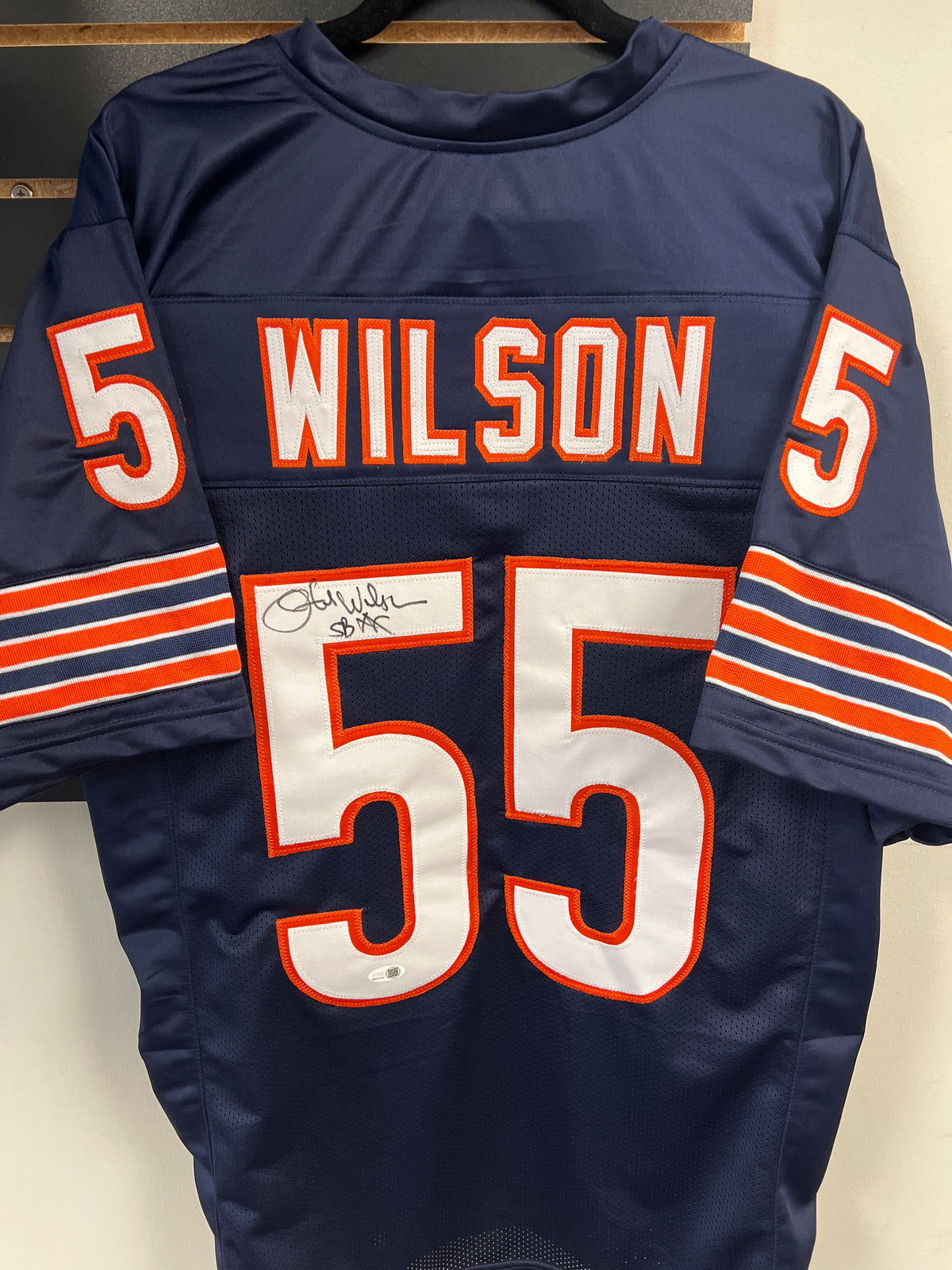 Otis Wilson &quot;SB XX&quot; Signed Custom Bears Jersey - JSA Certified