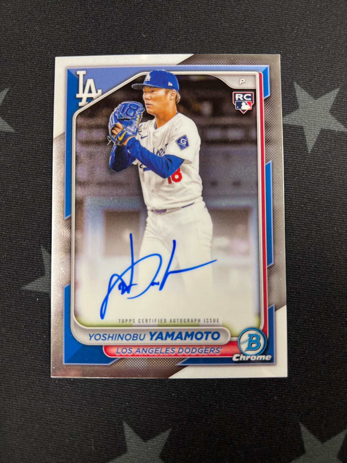 2024 Bowman Chrome Yoshinobu Yamamoto Rookie Auto Autograph #CRA-YY Dodgers