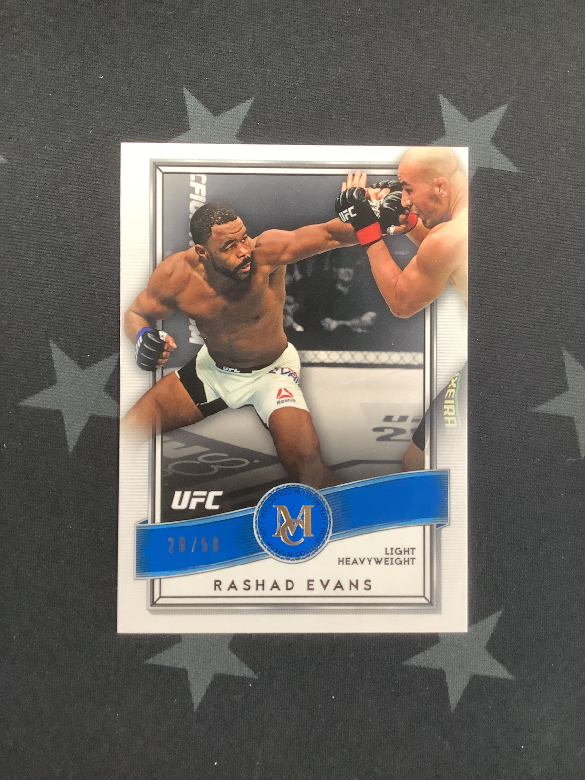 2016 TOPPS MUSEUM COLLECTION UFC RASHAD EVANS #21 /50