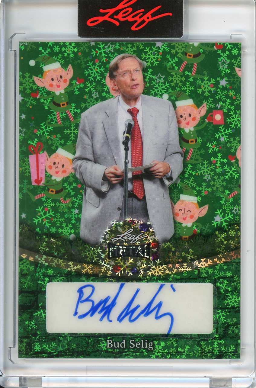 2025 Leaf Metal Holiday Bud Selig Auto /5