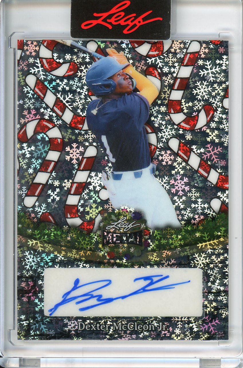 2025 Leaf Metal Holiday Dexter McCleon Jr Auto /15