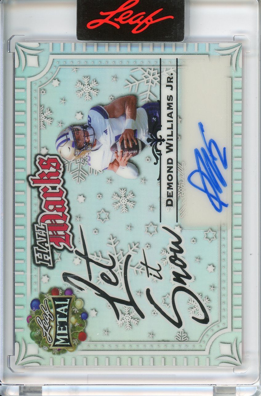 2025 Leaf Metal Holiday Desmond Williams Auto /5