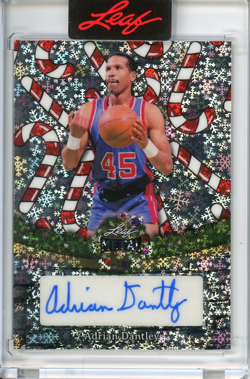 2025 Leaf Metal Holiday Adrian Dantley Auto /15