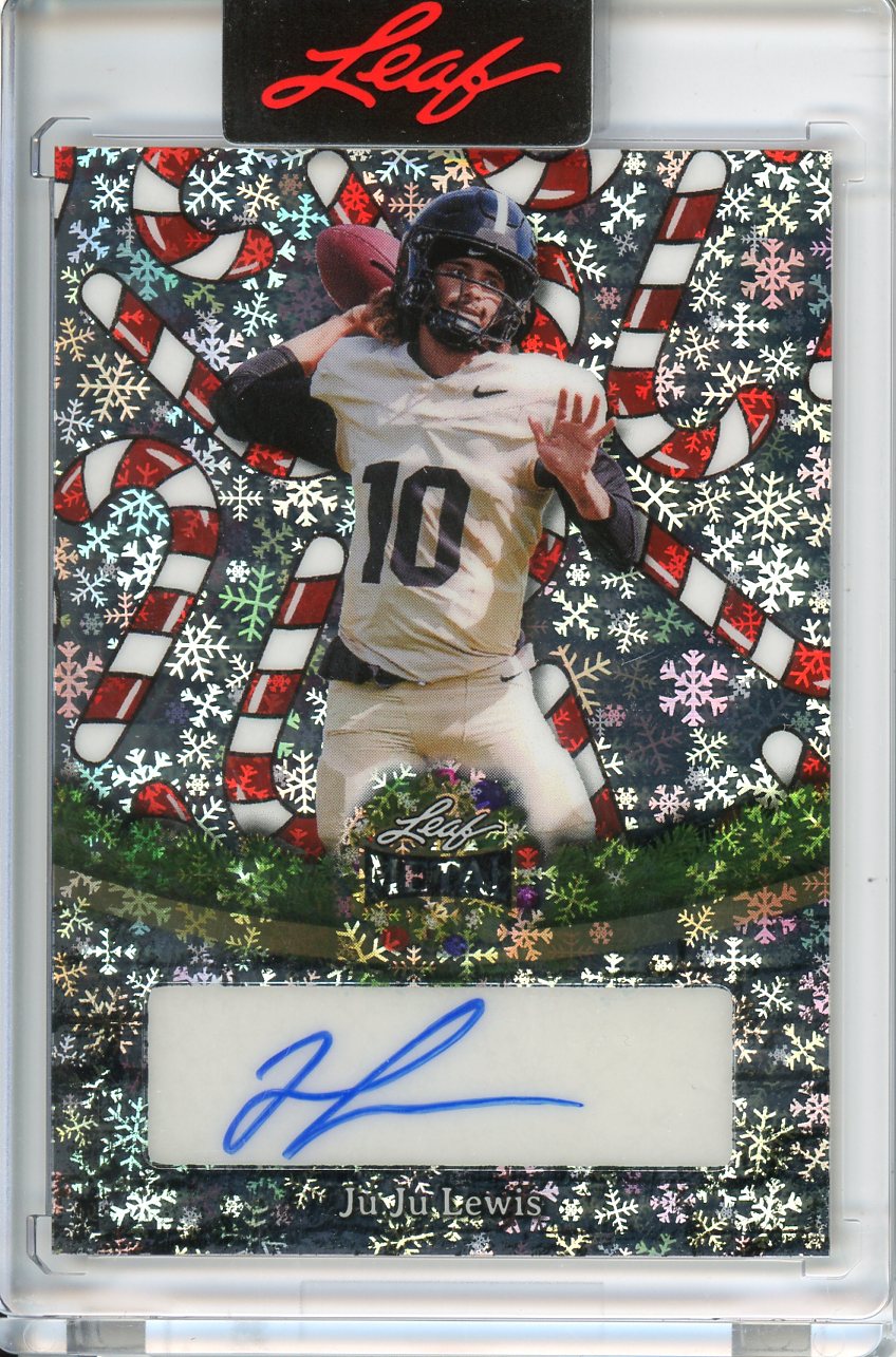 2025 Leaf Metal Holiday Ju Ju Lewis Auto /15