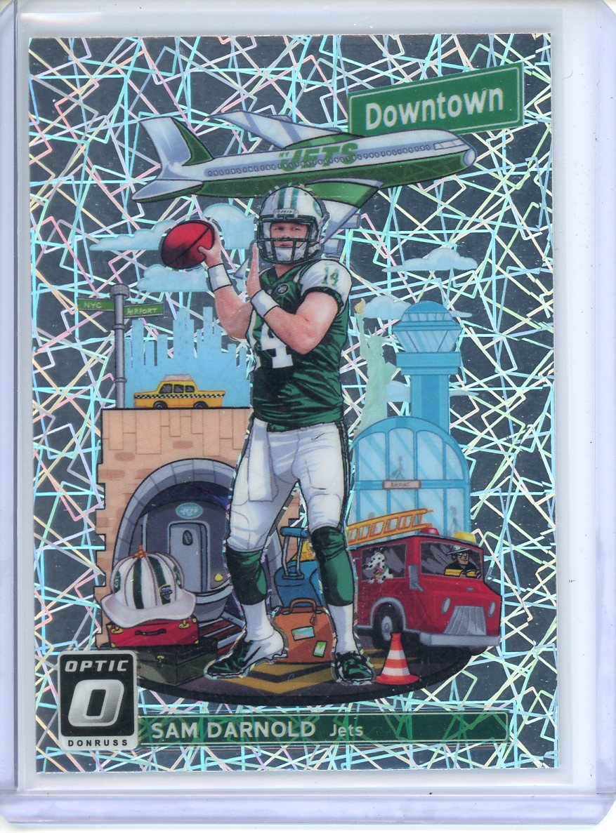2018 Donruss Optic Sam Darnold Dowtown DT-11