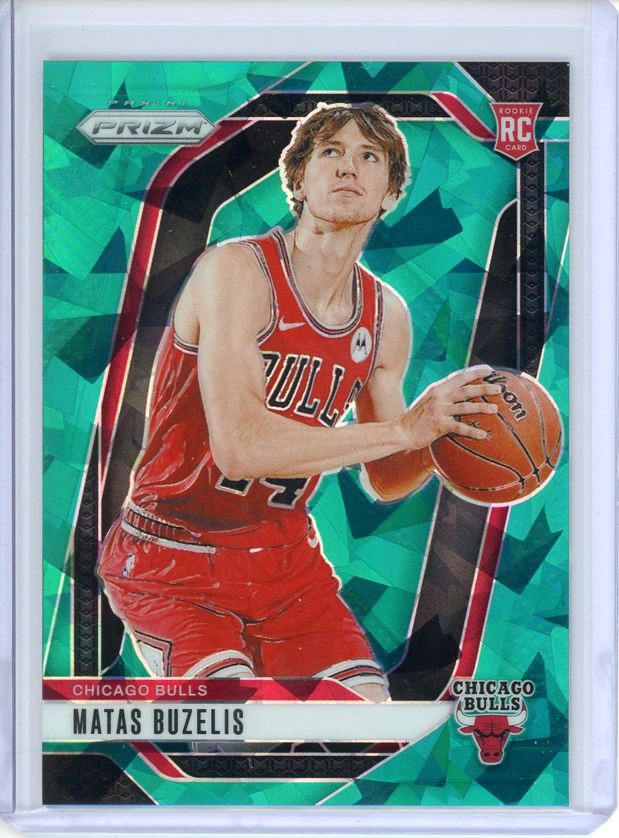 2024-25 Panini Prizm Matas Buzelis RC #252 Teal Ice /225