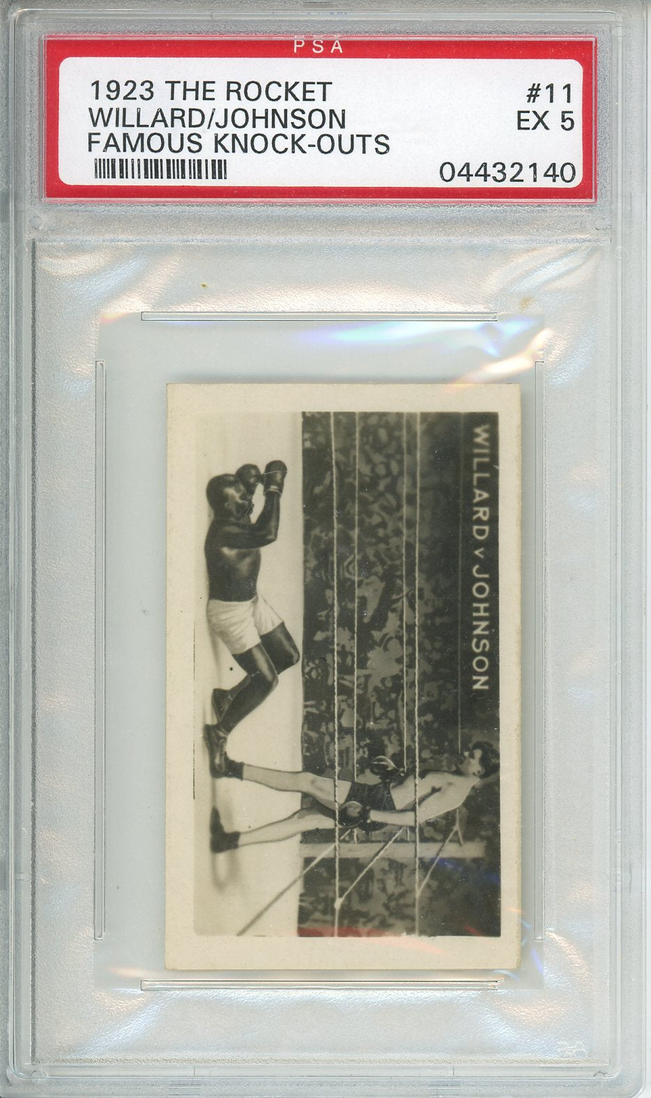1923 The Rocket Willard/Johnson Famous Knock-Outs #11 PSA 5