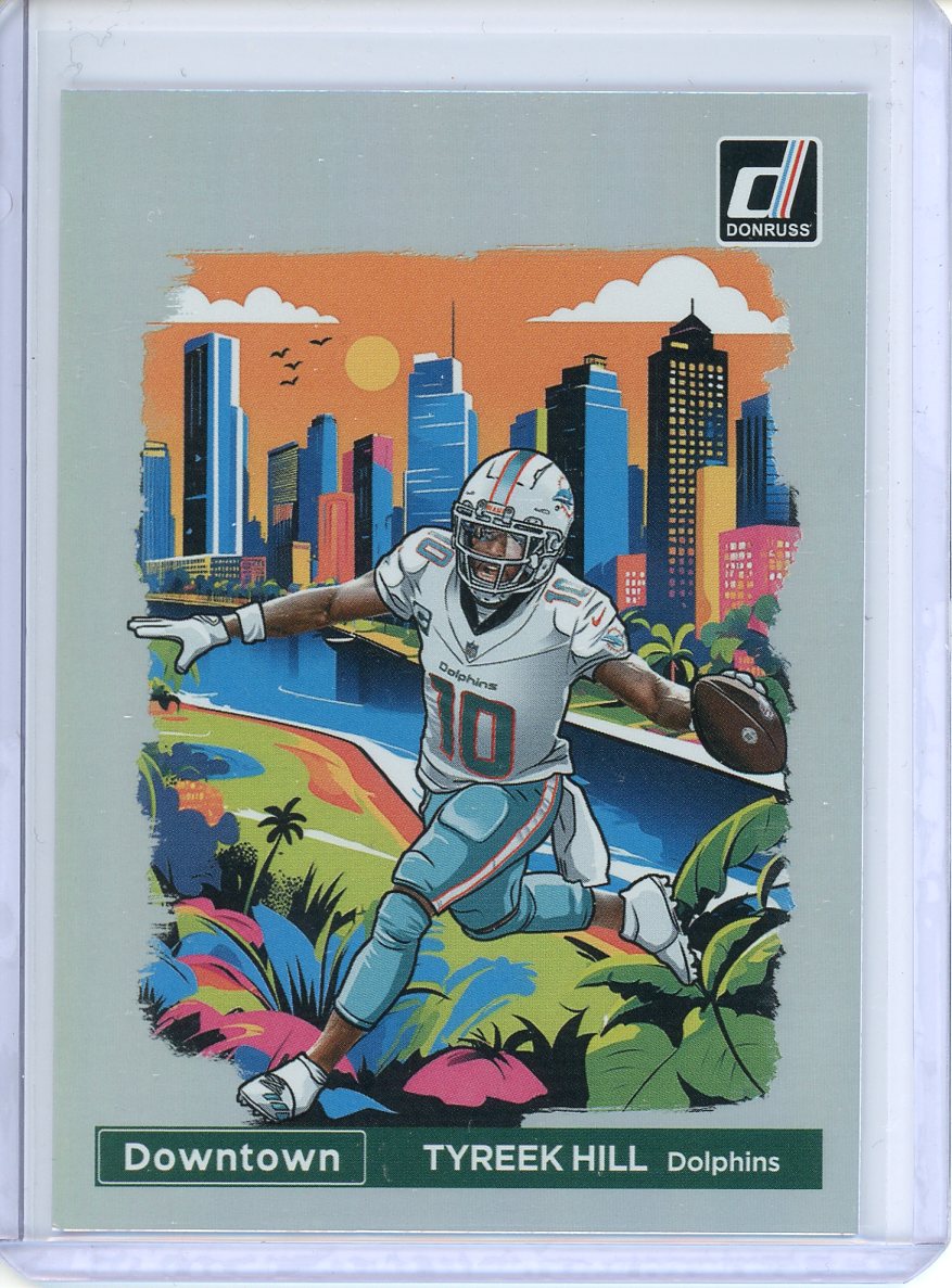 2024 Panini Donruss Tyreek Hill #3 Downtown