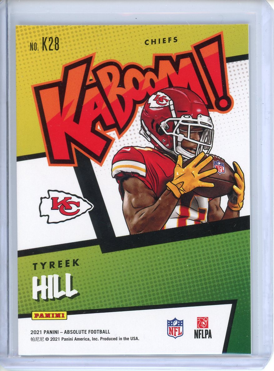 2021 Panini Absolute Tyreek Hill #K28 Kaboom!
