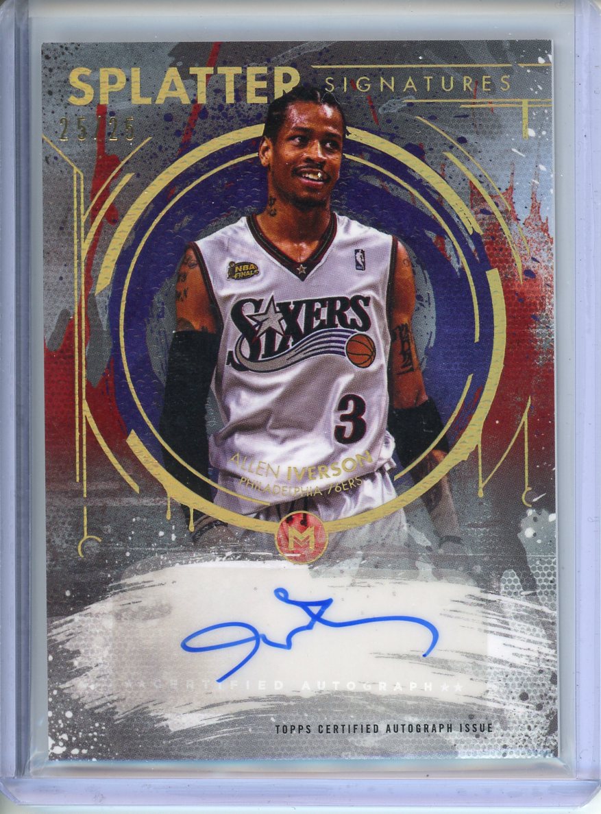 2026 Topps Motif Allen Iverson Autograph 25/25 SS-AI