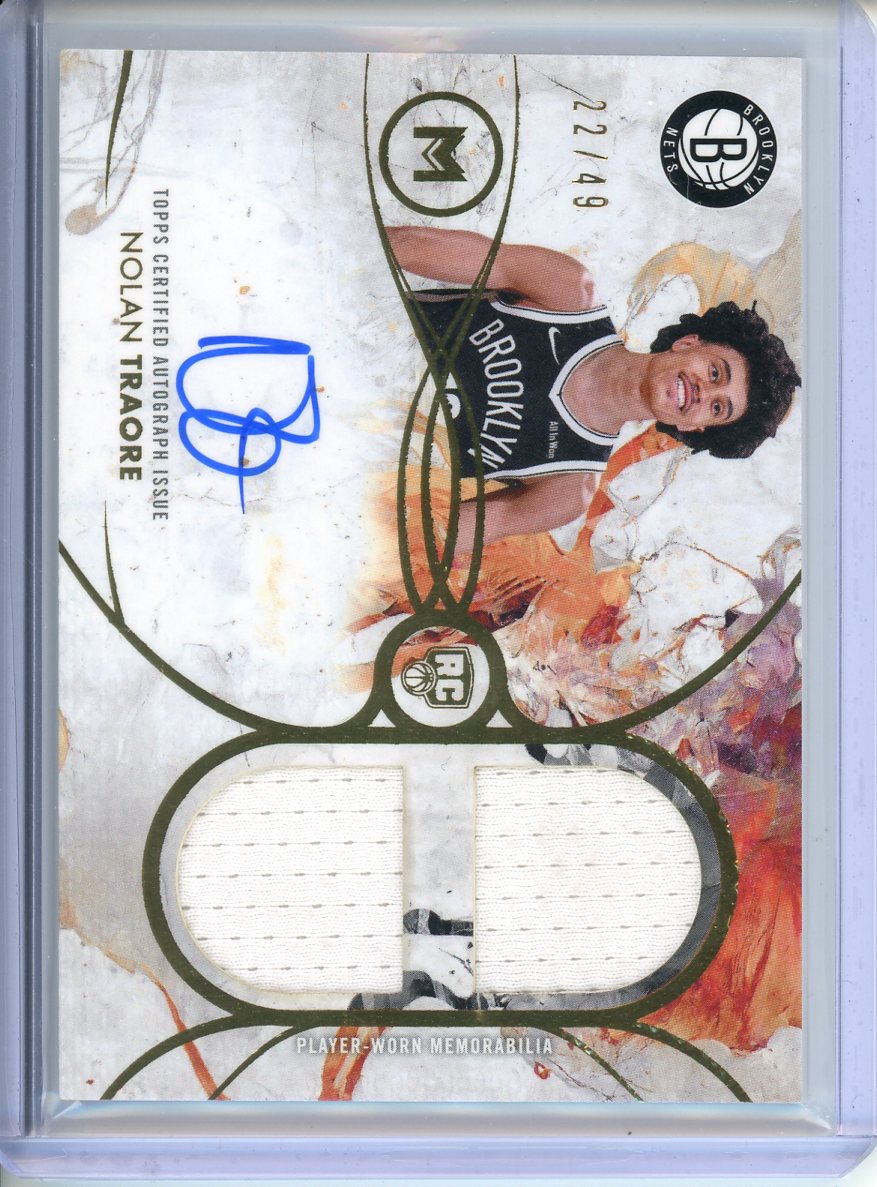 2026 Topps Motif Nolan Traore RPA 22/49 RDRA-NT