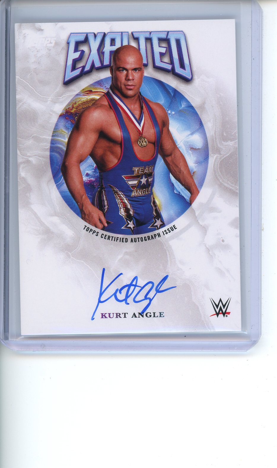 2025 Topps Exalted Kurt Angle Autograph EXA-KUR