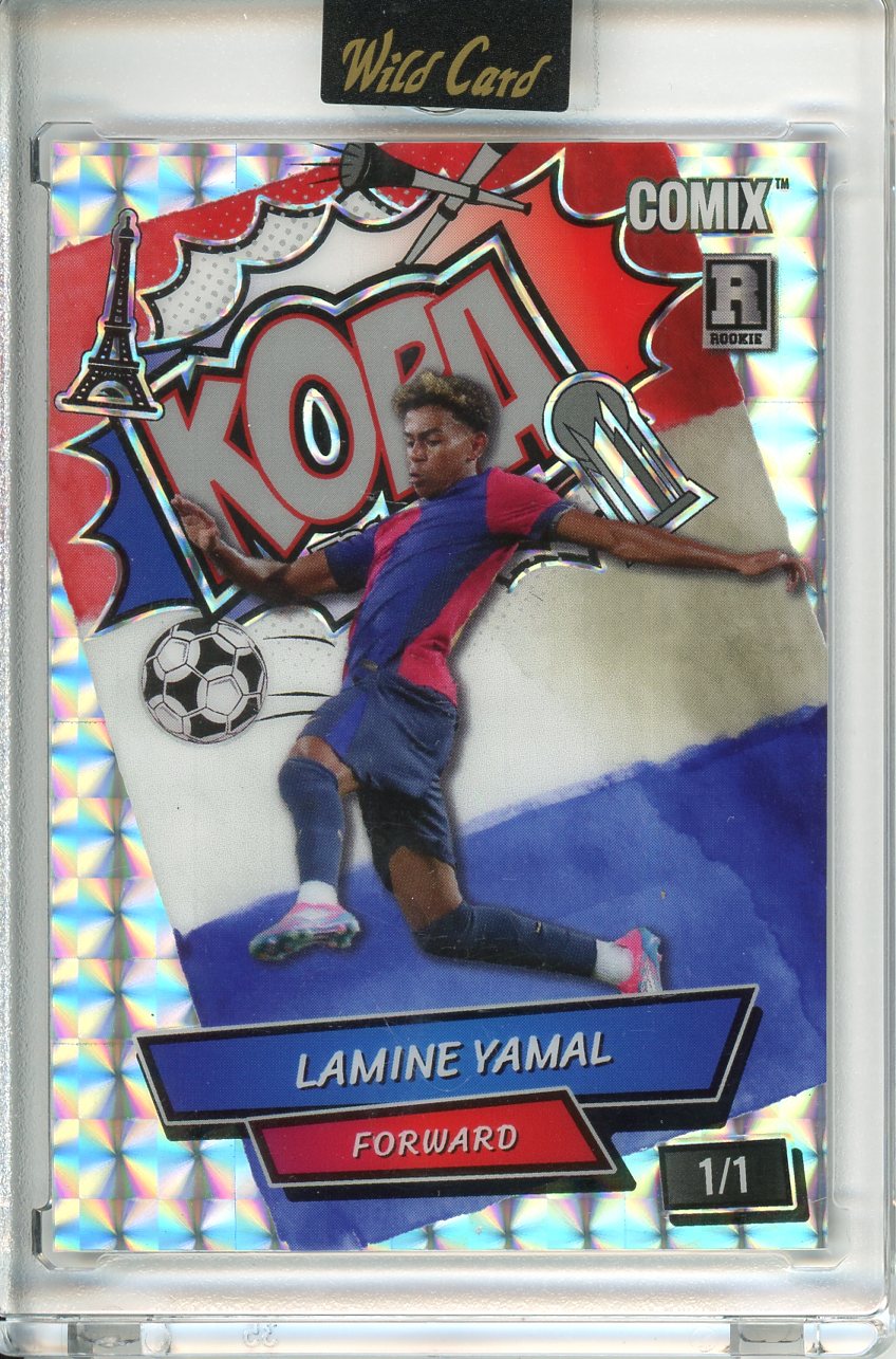2024 Wild Card Black Label Comix Lamine Yamal KOPA Trophy 1/1