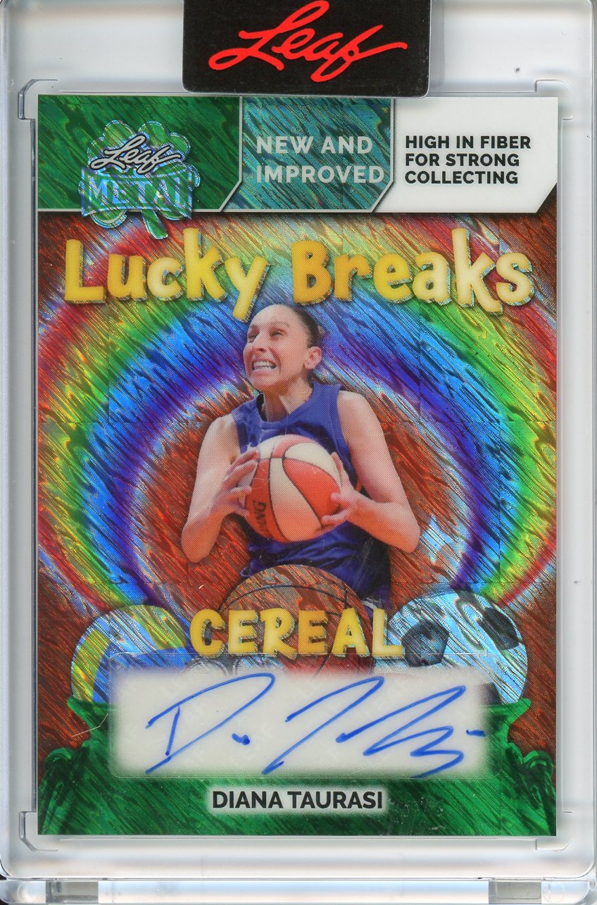 2026 Leaf Metal St. Patrick's Day Diana Taurasi Lucky Breaks Auto /2