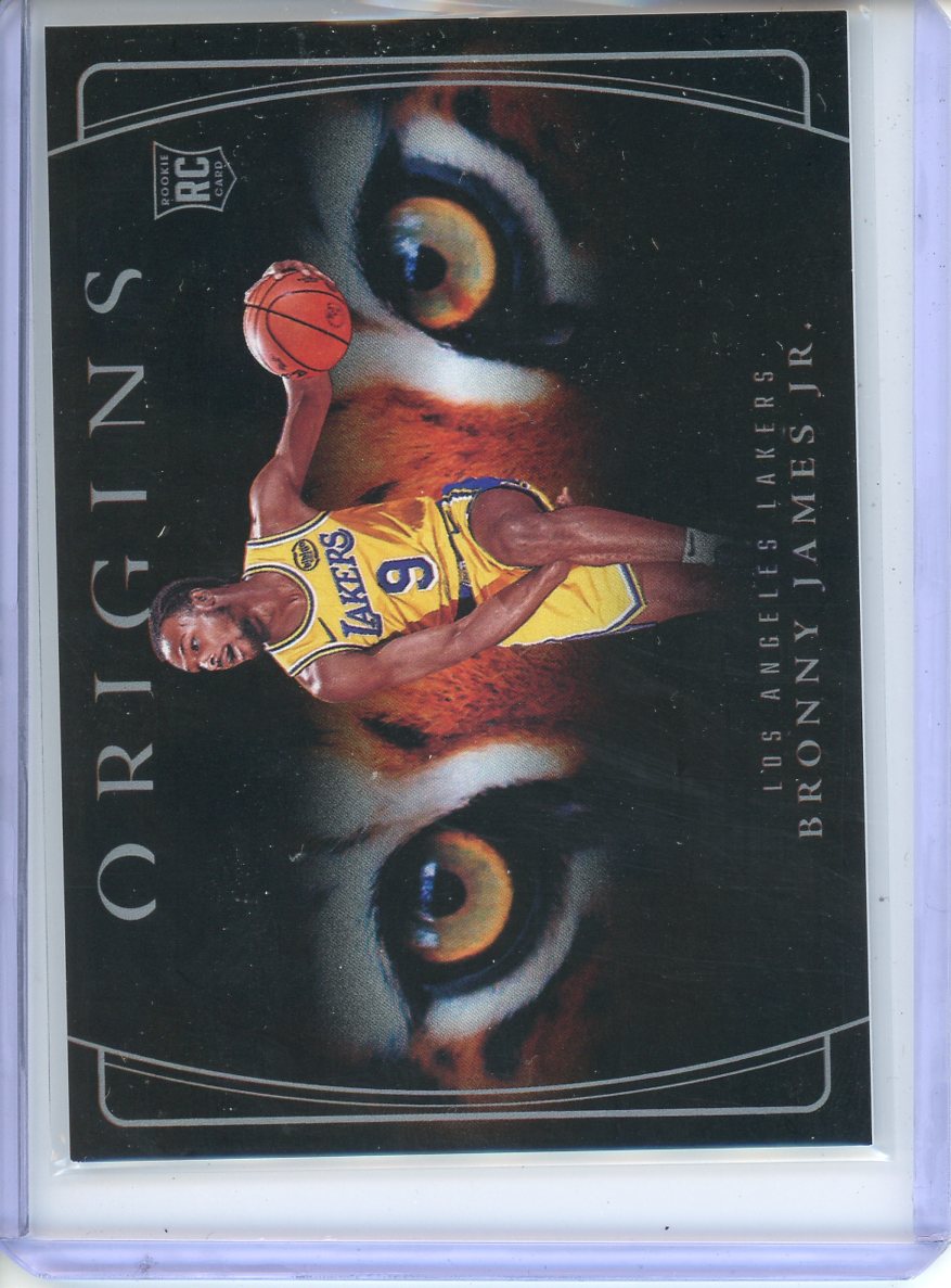 2024-25 Origins Bronny James Jr. Tiger Eyes No. 10 Rookie