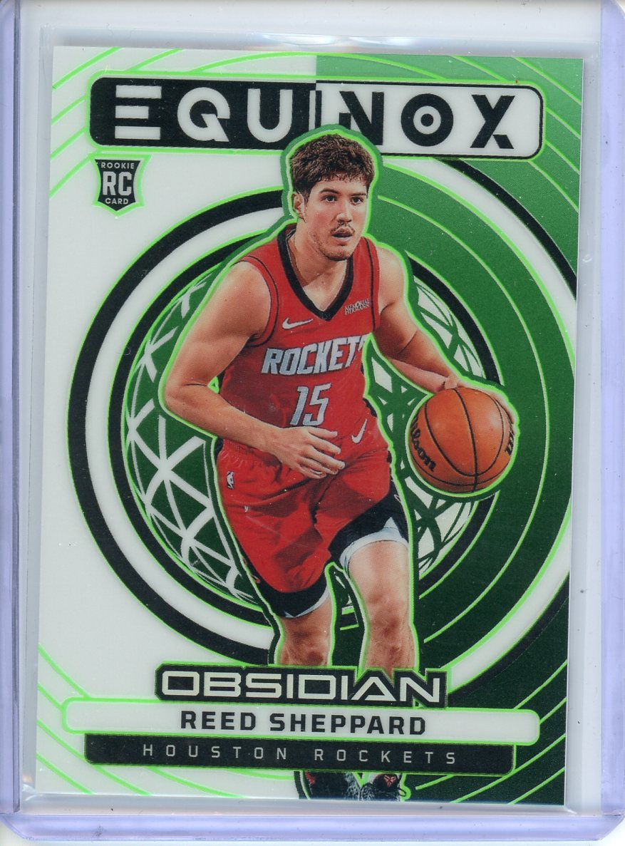2024-25 Obsidian Reed Sheppard Equinox Green /25 No. 24