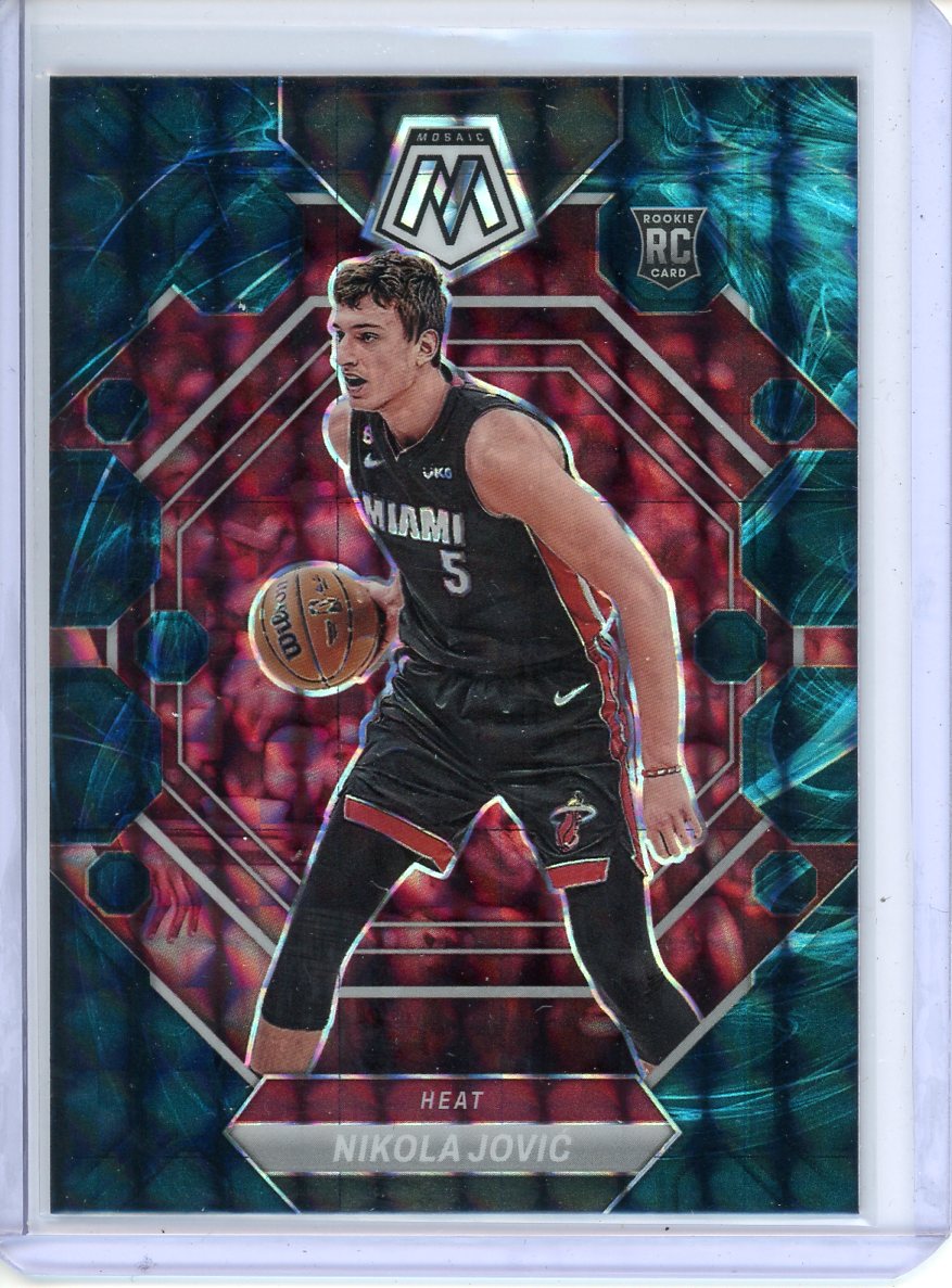 2022-23 Mosaic Nikola Jovic Rookie Genesis No. 244