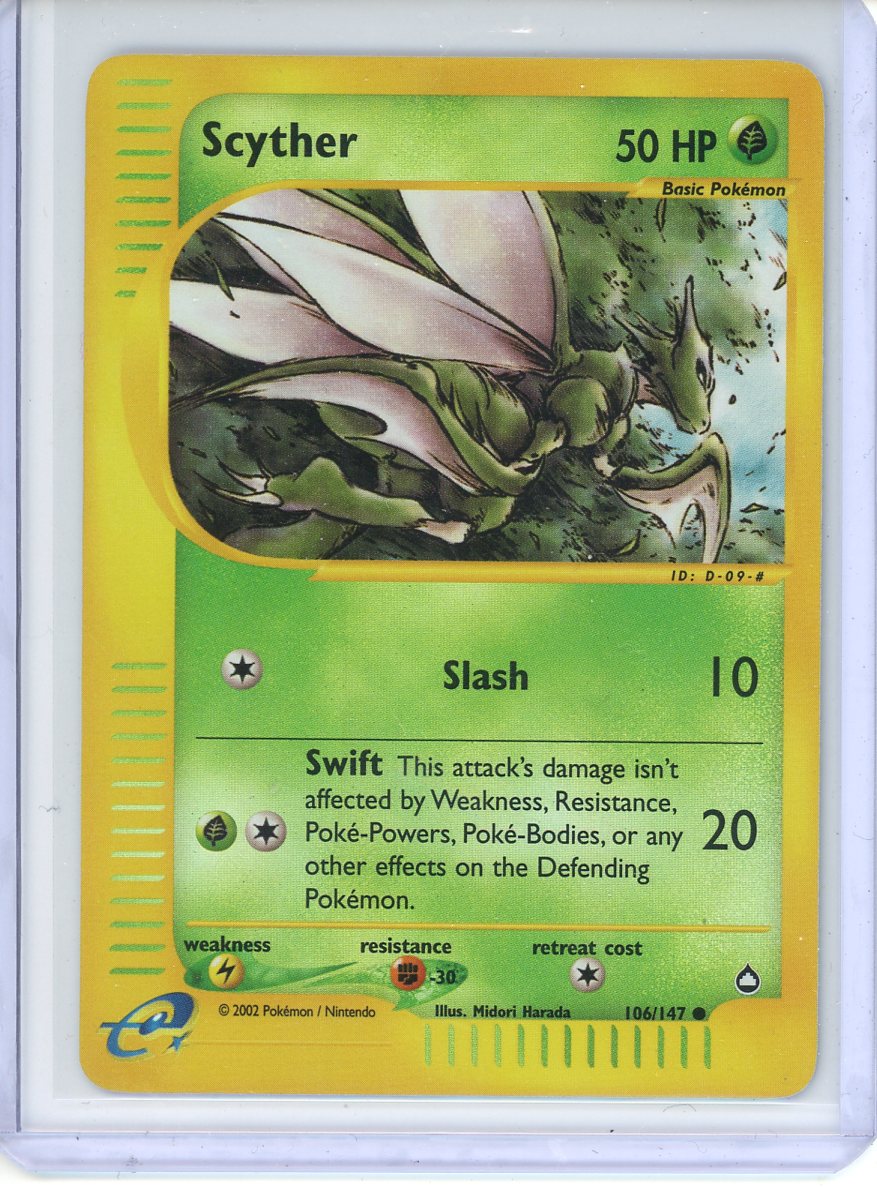 Pokemon Scyther (106) - Aquapolis (LP)