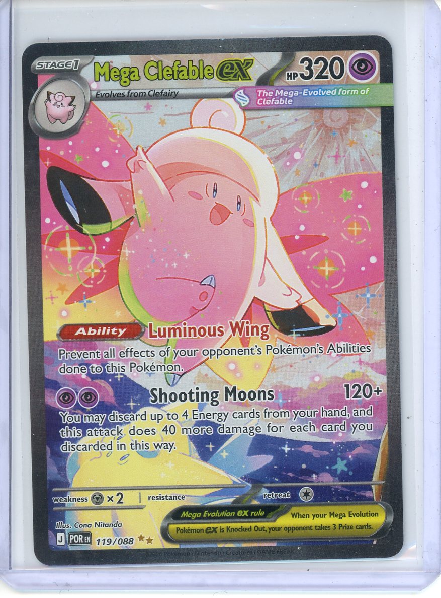 Pokemon Mega Clefable ex 119/088 SIR